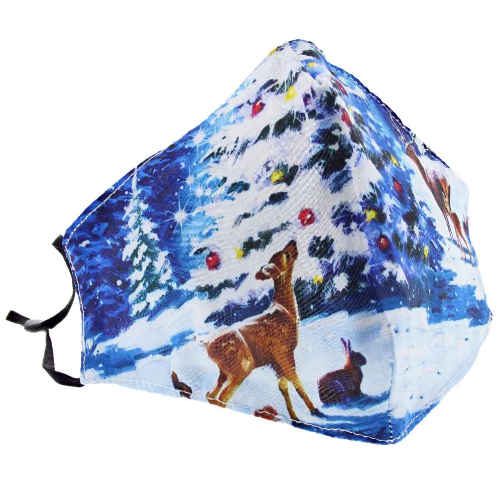 Zac's Alter Ego - Reindeers Around The Christmas Tree Masque - Masque buccal - Multicolore